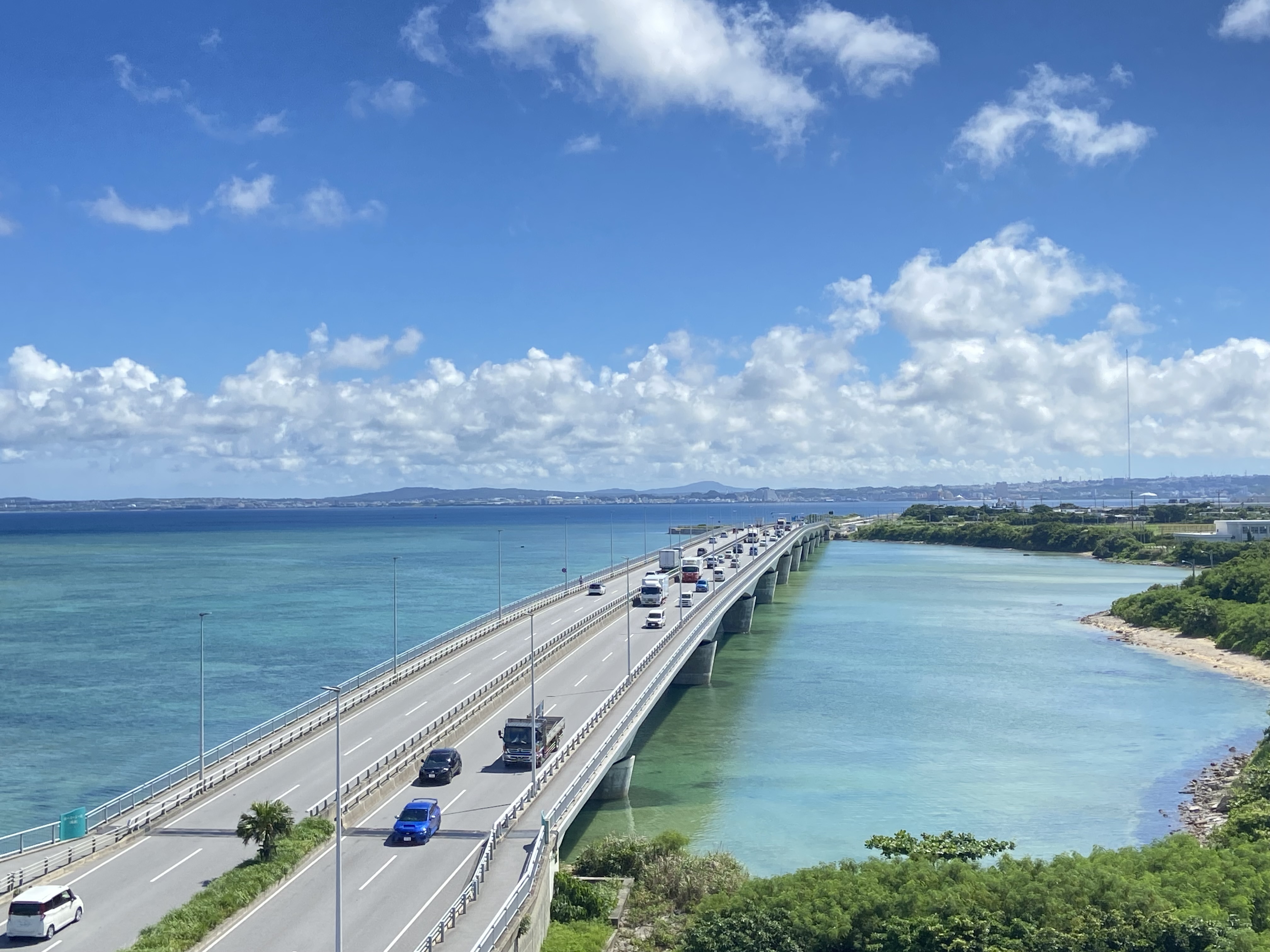 西海岸道路（車窓）